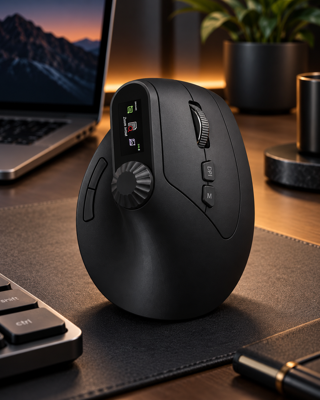 Mouse ergonomico, wireless , collegamento bluetooth.