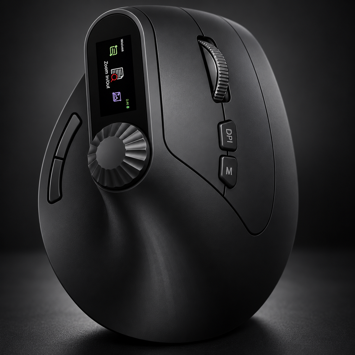 Mouse ergonomico, wireless , collegamento bluetooth.